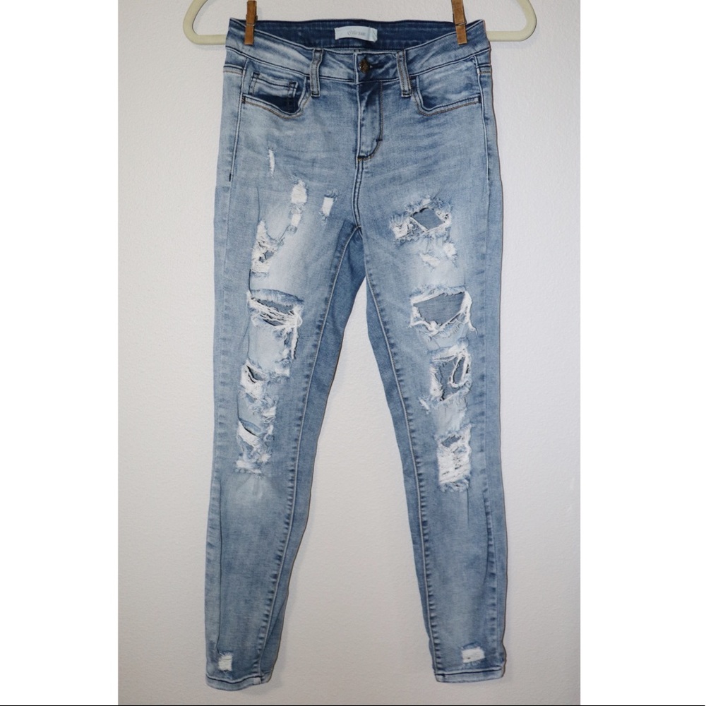 CELLO distressed skinny jeans